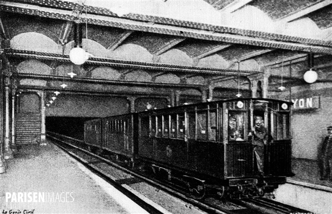 Резултат с изображение за „открито Парижкото метро.“